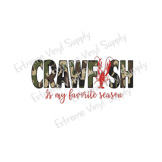 Crawfish Ready to Press Transfer or Sublimation