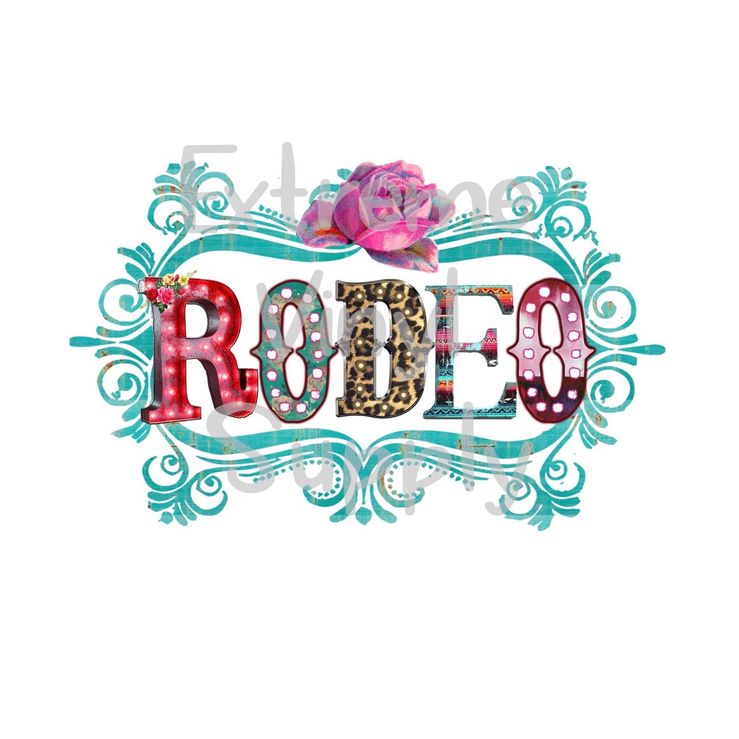 Rodeo Ready to Press Transfer or Sublimation