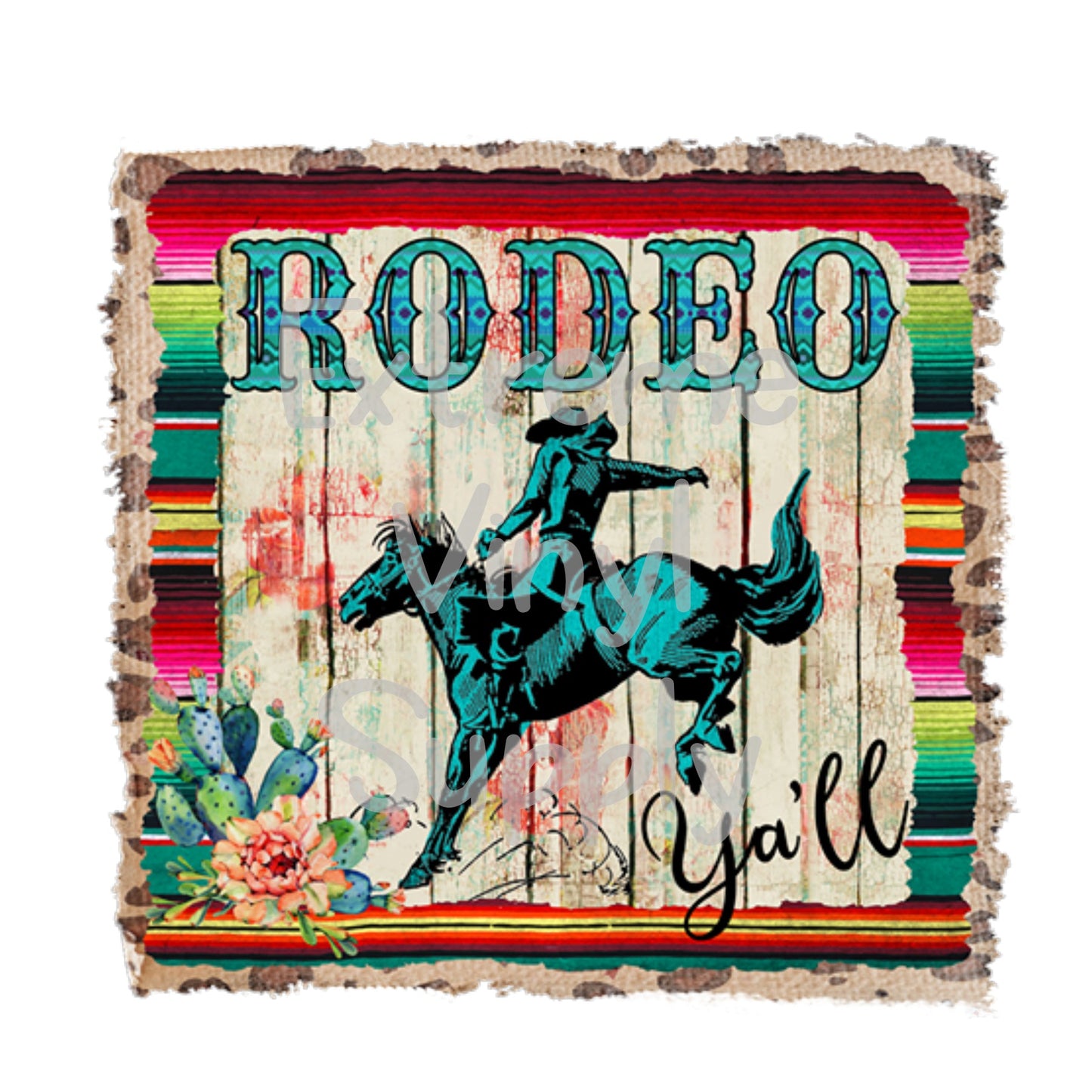 Rodeo Ready to Press Transfer or Sublimation