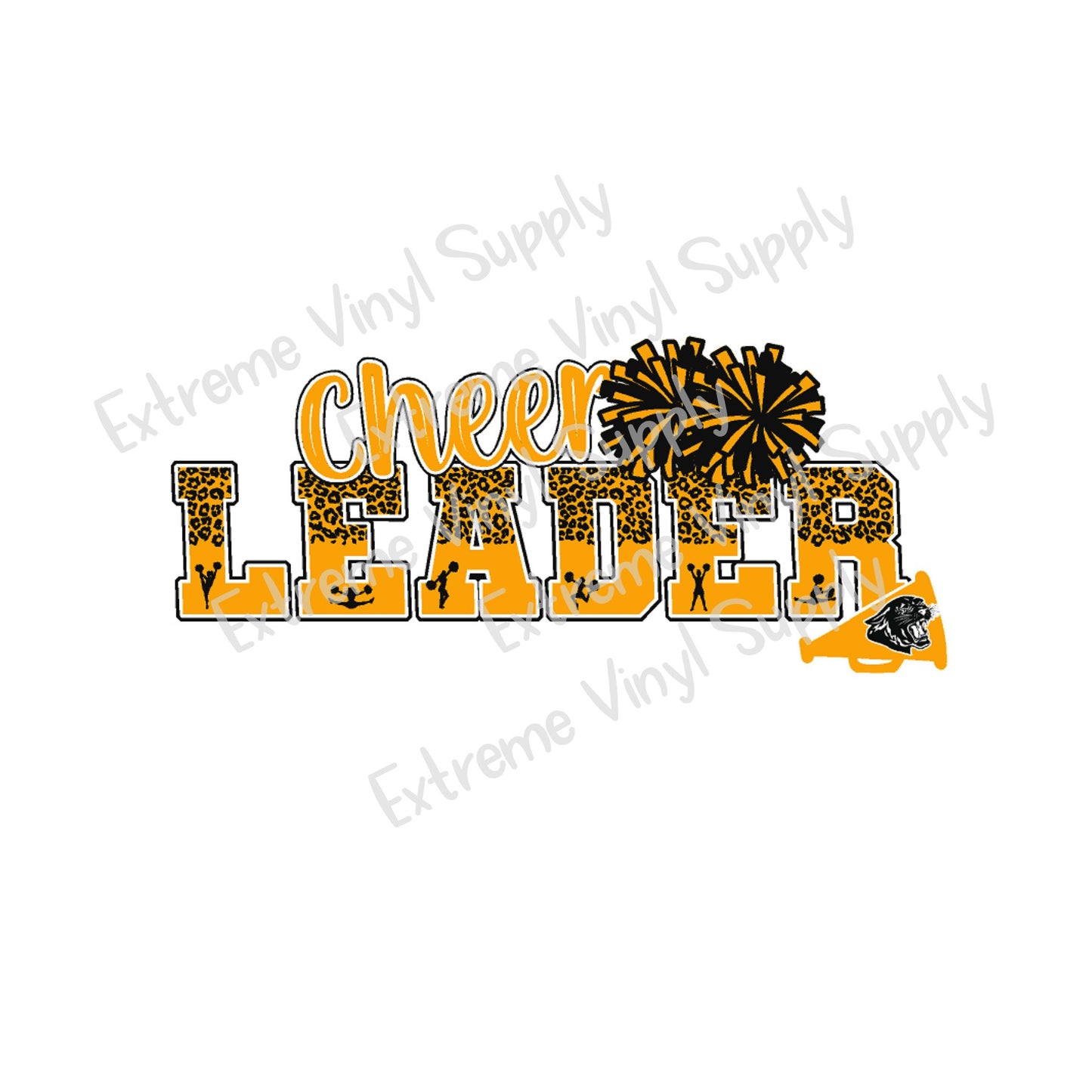 Cheer Ready to Press Transfer or Sublimation