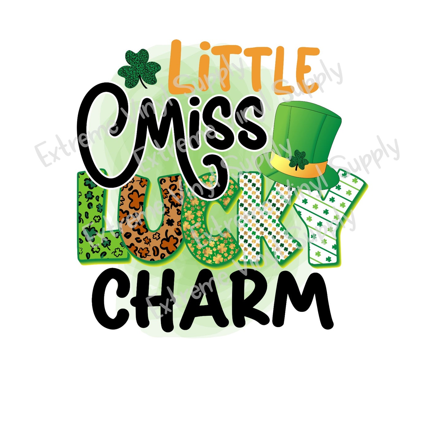 St. Patrick's Day Printed HTV Transfer or Sublimation