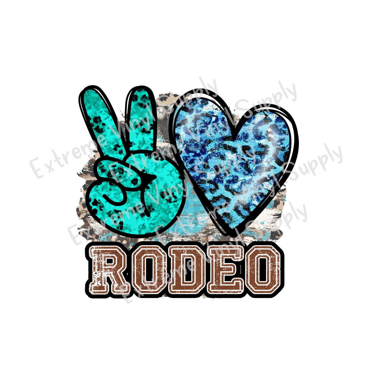 Rodeo Ready to Press Transfer or Sublimation